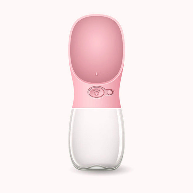 Outdoor Pet Water Bottle — One-Touch, BPA-Free, 350ml & 550ml
