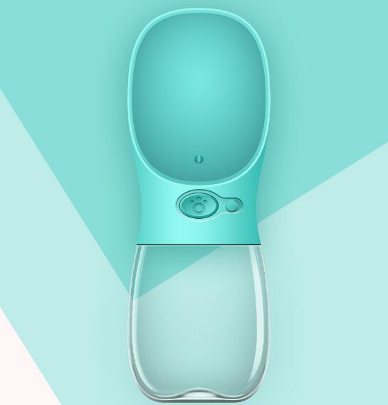 Outdoor-Trinkflasche für Haustiere – Ein-Tasten-Bedienung, BPA-frei, 350 ml & 550 ml