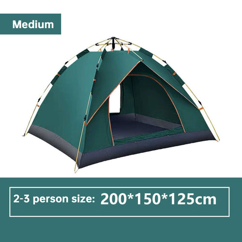 Family Tunnel Camping Tent — Waterproof & Windproof (2–12 People)