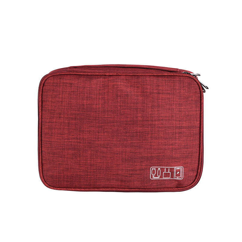 Waterproof Travel Cable Organizer Bag — USB & Charger Storage Pouch