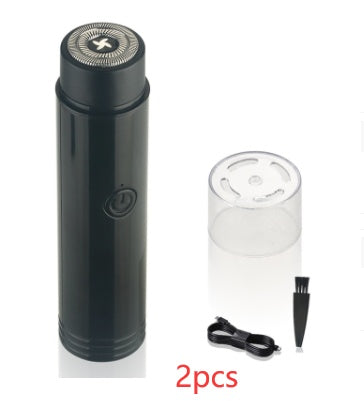 Tragbarer, über USB wiederaufladbarer Mini-Elektrorasierer – Reisepflege für Herren