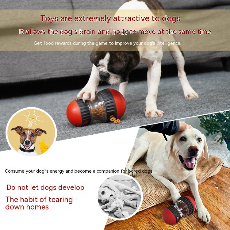 Interactive Dog Puzzle Feeder — Slow Feed Tumbler Toy