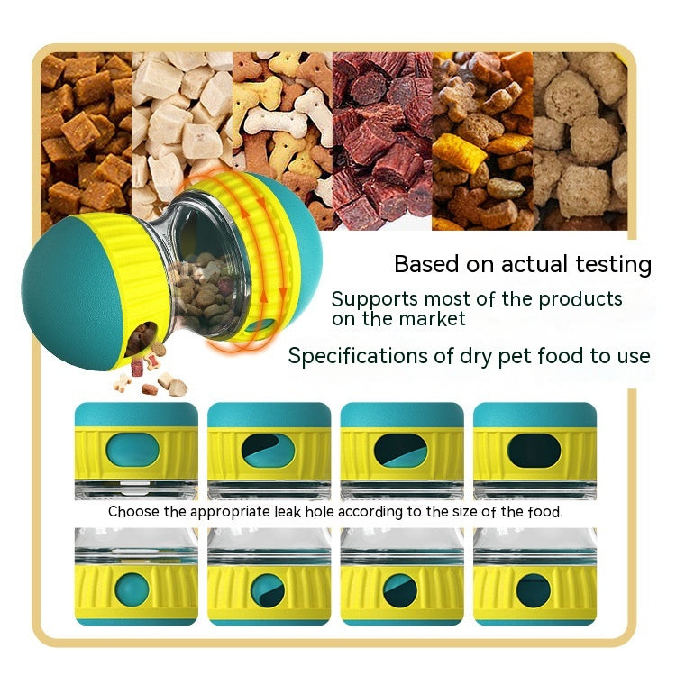 Interaktiver Hunde-Puzzle-Futterspender – Anti-Schling-Rollspielzeug
