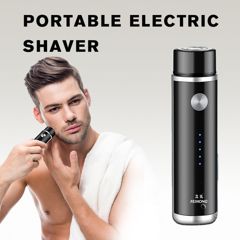 Portable USB rechargeable mini electric shaver mens travel grooming