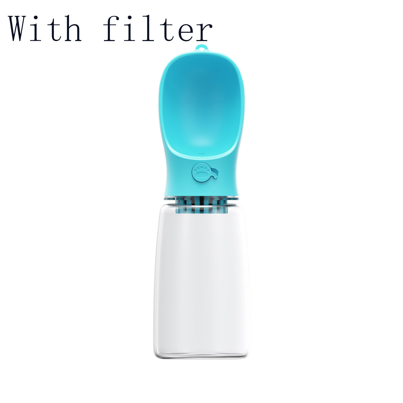 Outdoor-Trinkflasche für Haustiere – Ein-Tasten-Bedienung, BPA-frei, 350 ml & 550 ml
