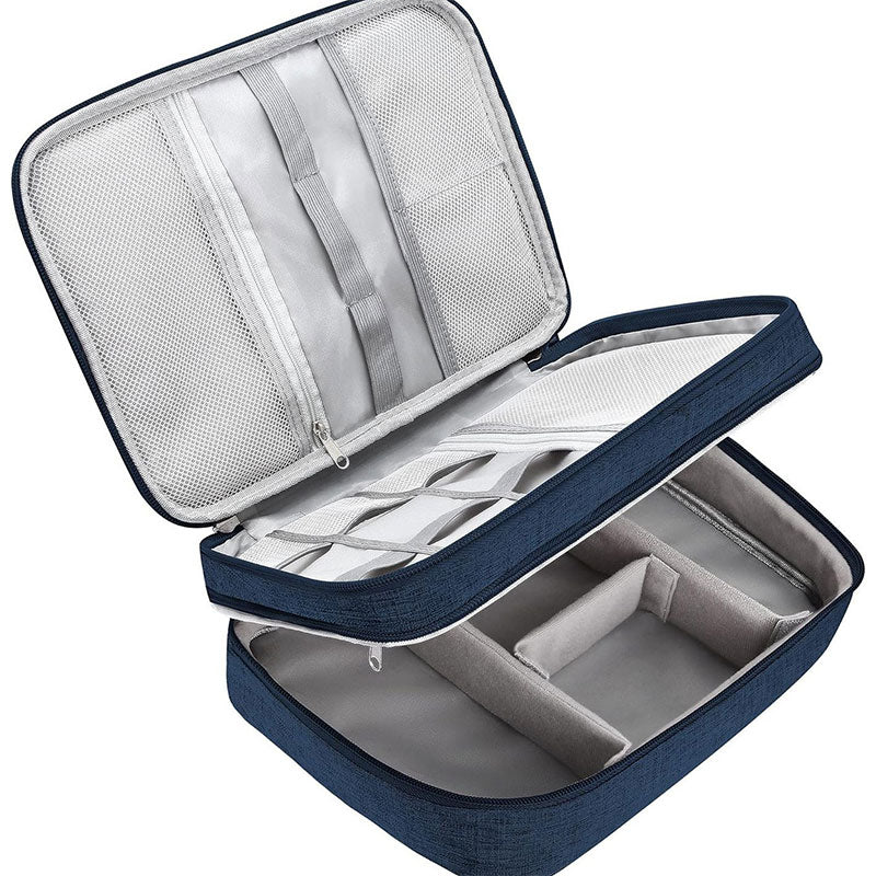 Waterproof Travel Cable Organizer Bag — USB & Charger Storage Pouch