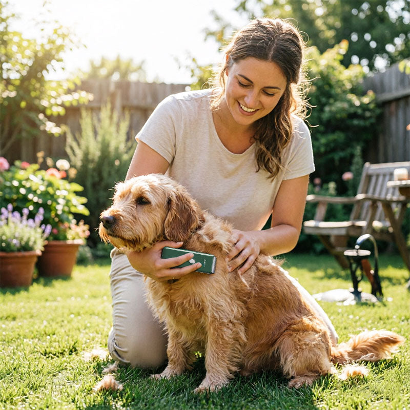 Professional Cordless Pet Hair Clippers — Quiet Waterproof Dog Grooming Kit