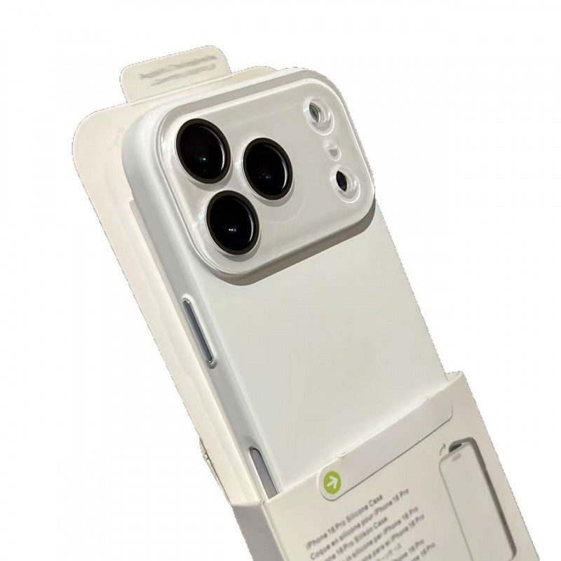 iPhone-Hülle mit Litschi-Muster – Kristall-Linsenschutz, PC-Hardcase mit Skin-Feel