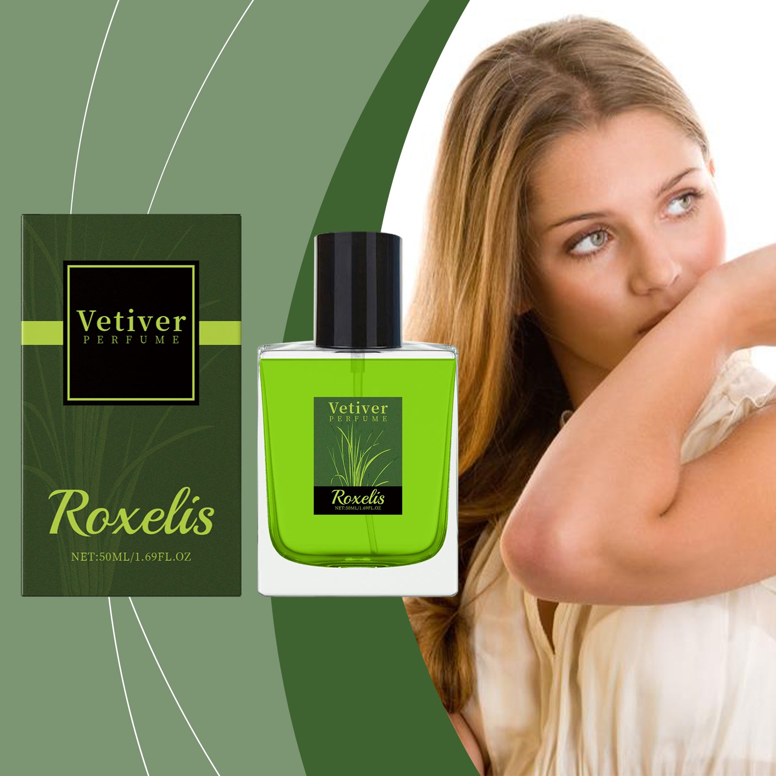 Vetiver Fresh Eau de Parfum — Natural Elegant Everyday Fragrance