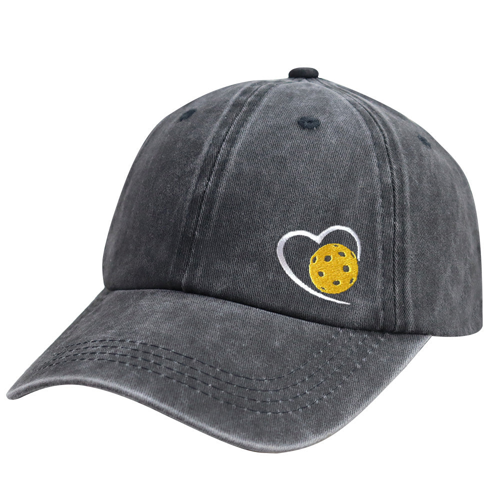 Pickleball Hat — Adjustable Embroidered Baseball Cap