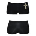 Y2K Gothic Graphic Crop Shorts — Harajuku Streetwear Print Hot Pants