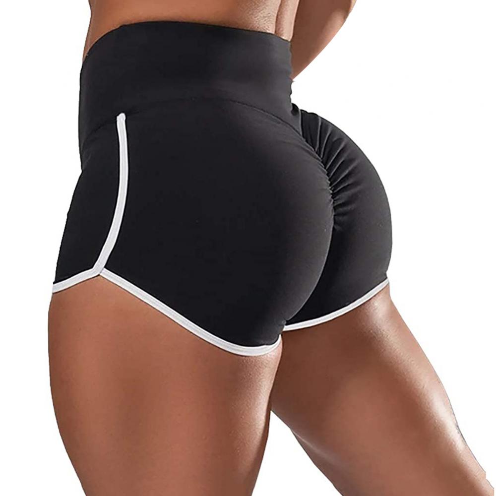 Seamless Stretch Fitness Shorts — Push-Up Gym Yoga & Running Shorts