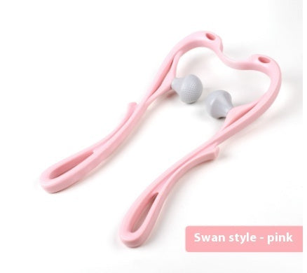 6-Roller Cervical Neck Massager — Manual Massage Roller for Pain Relief