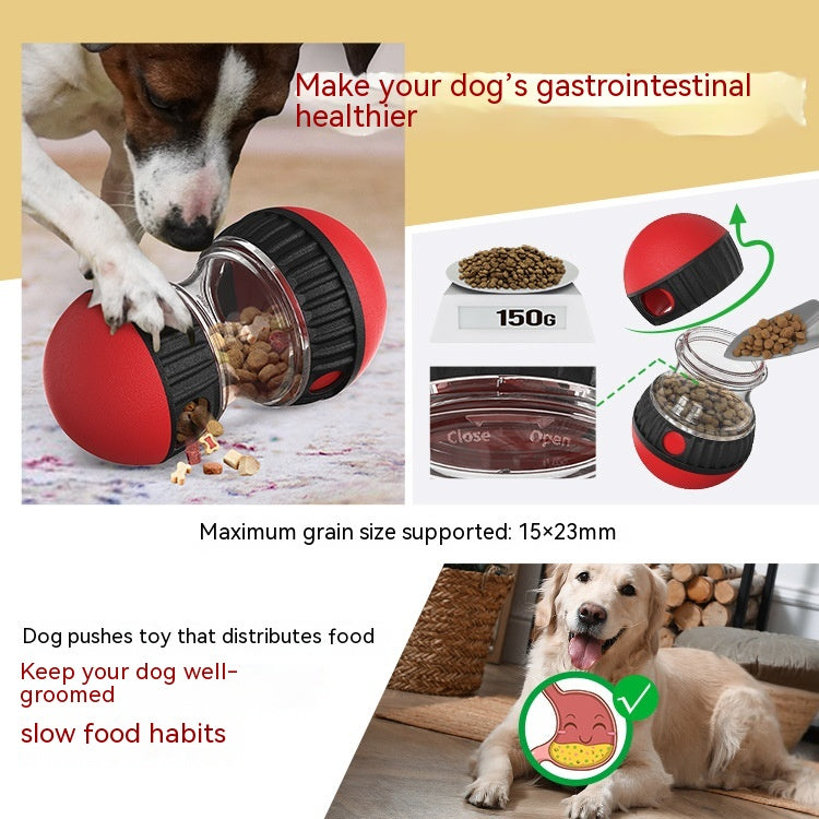 Interactive Dog Puzzle Feeder — Slow Feed Tumbler Toy
