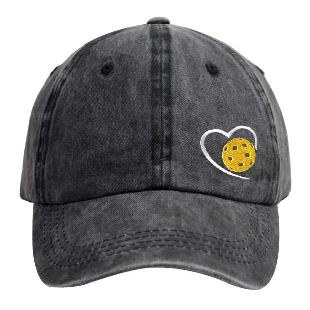 Pickleball Hat — Adjustable Embroidered Baseball Cap